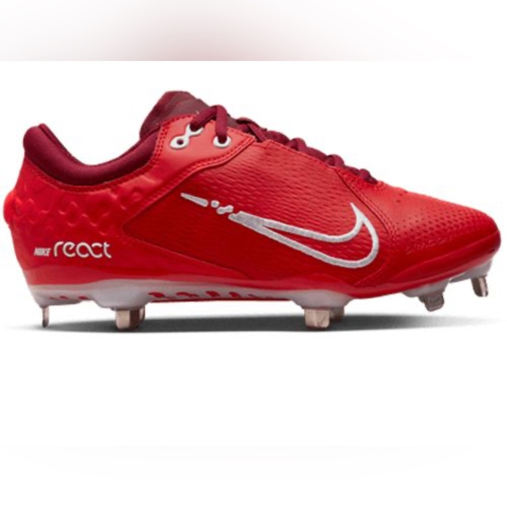 Nike React Hyperdiamond 4 Elite Women's Softball
Cleats / red /Size 8.5